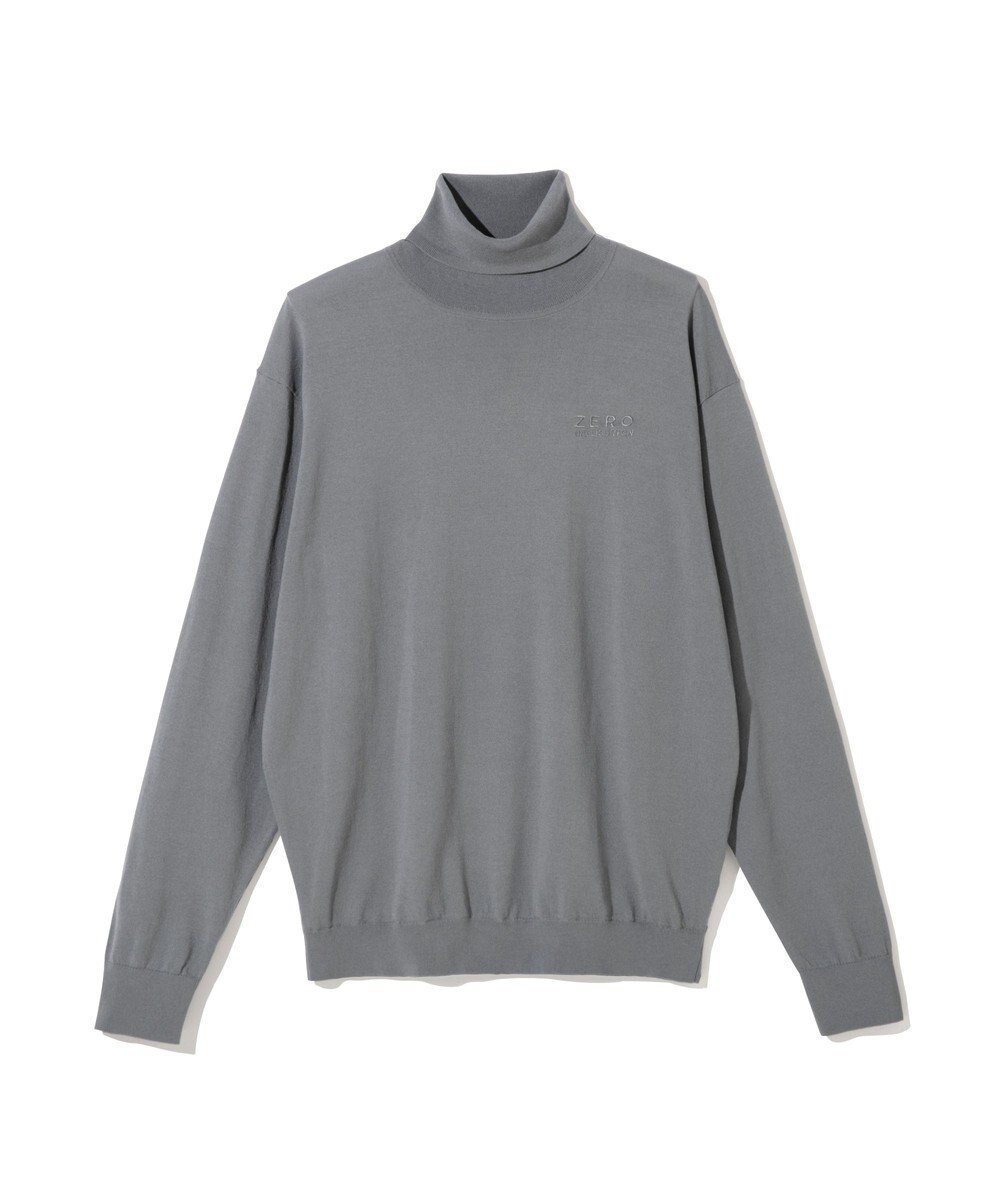 【ゼロハリバートン/ZERO HALLIBURTON / MEN】のタートルネックニット ZHG-M5A4f 85118 インテリア・キッズ・メンズ・レディースファッション・服の通販 founy(ファニー) 　ファッション　Fashion　メンズファッション　Fashion for Men　トップス・カットソー　Cut & Sew Tops　ニット・セーター / 定番トップス　Knit Tops & Sweaters　新作・新入荷　New Arrivals / New In　ゴルフ　Golf　シンプル　Simple, Minimal　ジャケット　Jacket, Outerwear　セーター　Sweater, Knitwear　タートルネック　Turtleneck, High Neck　ビジネス 仕事 通勤　Business / Work / Commuting　洗える　Machine Washable　A/W・秋冬　Autumn/Winter　グレー|ID: prp329100004715606 ipo3291000000034069814