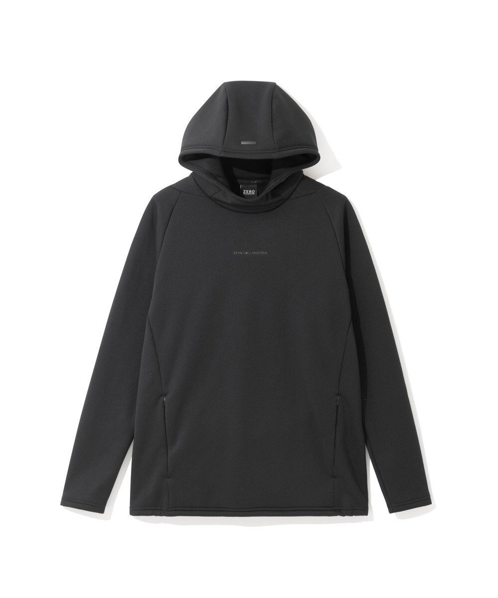 【ゼロハリバートン/ZERO HALLIBURTON / MEN】の【保温・UVカット】 スウェットフーディー ZHG-M5A6 85120 インテリア・キッズ・メンズ・レディースファッション・服の通販 founy(ファニー) 　ファッション　Fashion　メンズファッション　Fashion for Men　トップス・カットソー　Cut & Sew Tops　パーカー・フーディー / カジュアルコーデ　Hoodies & Parkas　コンパクト　Compact, Small Size　軽量　Lightweight, Ultra Light　シンプル　Simple, Minimal　スタイリッシュ　Stylish, Fashionable　セットアップ　Set-Up, Coordinated Outfit　ドローコード　Drawcord, Drawstring Cord　パーカー　Hoodie, Parka　フィット　Fit, Slim Fit　ポケット　Pocket, Pocket Detail　A/W・秋冬　Autumn/Winter　新作・新入荷　New Arrivals / New In　ゴルフ　Golf　ブラック|ID: prp329100004715611 ipo3291000000034069829