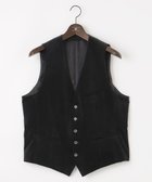【ジョセフ アブード/JOSEPH ABBOUD / MEN】の【遠州産素材/オーガニックコットン】ソフトコーデュロイ ベスト ブラック系|ID: prp329100004715626 ipo3291000000034767884