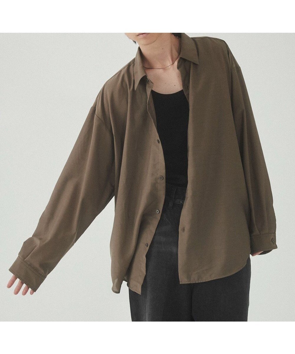 【ウィゴー/WEGO】の【ユニセックス着用ITEM/SMLサイズ展開/冷房対策/紫外線対策】シアーBIGシャツ インテリア・キッズ・メンズ・レディースファッション・服の通販 founy(ファニー) ファッション Fashion レディースファッション Fashion for Women トップス・カットソー Cut & Sew Tops シャツ・ブラウス・オフィスカジュアル Elegant Blouses & Button-Ups 春 Spring シアー Sheer, See-Through スマホ Smartphone, Mobile Device スラックス Slacks, Dress Pants 長袖 Long Sleeve, Full Sleeve ビッグ Big, Oversized S/S・春夏 SS, Spring/Summer, Warm Season プチプライス・低価格 Affordable / Budget Price おすすめ Recommended / Our Picks 夏 Summer ブラウン|ID: prp329100004715633 ipo3291000000034473916