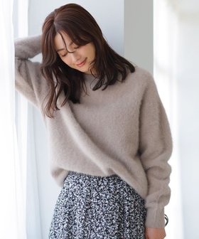 【自由区/JIYU-KU】 フォックスカシミヤ ニット人気、トレンドファッション・服の通販 founy(ファニー) ファッション Fashion レディースファッション Fashion for Women トップス・カットソー Cut & Sew Tops ニット Knit Tops & Sweaters エレガント 上品 Elegant セーター Sweater, Knitwear ピーチ Peach, Soft Touch フォックス Fox, Fox Fur ベーシック Basic, Essential リラックス Relax, Relaxed Fit A/W・秋冬 Autumn/Winter |ID:prp329100004715641