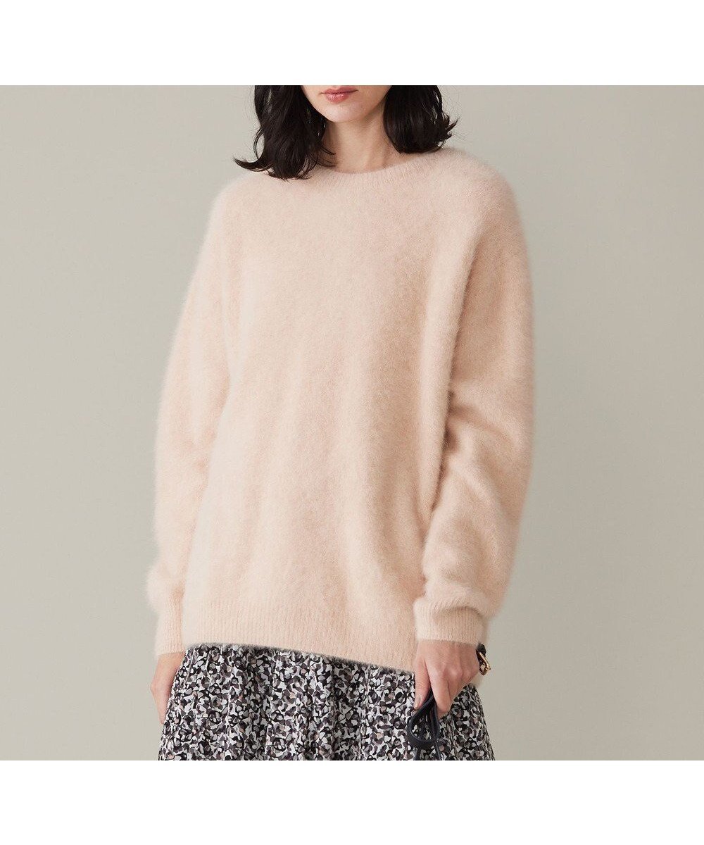 【自由区/JIYU-KU】のフォックスカシミヤ ニット インテリア・キッズ・メンズ・レディースファッション・服の通販 founy(ファニー)  ファッション Fashion レディースファッション Fashion for Women トップス・カットソー Cut & Sew Tops ニット Knit Tops & Sweaters エレガント 上品 Elegant セーター Sweater, Knitwear ピーチ Peach, Soft Touch フォックス Fox, Fox Fur ベーシック Basic, Essential リラックス Relax, Relaxed Fit A/W・秋冬 Autumn/Winter ピーチ|ID: prp329100004715641 ipo3291000000034398972