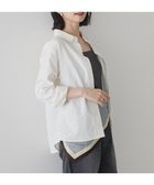 【アメリカンホリック/AMERICAN HOLIC】のオックスベーシックシャツ オフホワイト|ID: prp329100004715666 ipo3291000000035411723