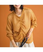 【グリーンパークス/Green Parks】のSET2点2wayシャーリングニット+インナー Orange|ID: prp329100004715682 ipo3291000000036295758