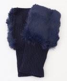 【アイシービー/iCB】のファー手袋 ネイビー系|ID: prp329100004715687 ipo3291000000035695305