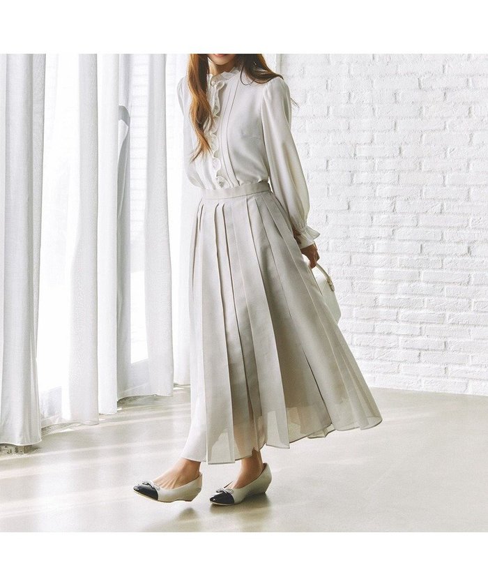 【トッカ/TOCCA】の【百田夏菜子さん着用】【消臭】LUNA VEIL スカート インテリア・キッズ・メンズ・レディースファッション・服の通販 founy(ファニー) https://founy.com/ ファッション Fashion レディースファッション Fashion for Women スカート Skirts オーガンジー Organza Fabric バランス Balance, Style Balance プリーツ Pleats, Pleated 冬 Winter / This Winter A/W・秋冬 Autumn/Winter S/S・春夏 SS, Spring/Summer, Warm Season 夏 Summer ビジネス 仕事 通勤 Business / Work / Commuting 2025年 2025 2025-2026秋冬・A/W Autumn/Winter 2025–26 AW25–26 |ID: prp329100004715697 ipo3291000000035635227