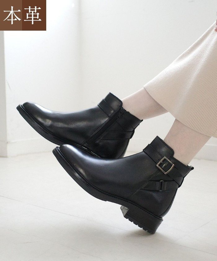 【ポインター/Pointer】の【本革/高品質】ベルト付きショートブーツ インテリア・キッズ・メンズ・レディースファッション・服の通販 founy(ファニー) https://founy.com/ ファッション Fashion レディースファッション Fashion for Women ベルト&ウエストマーク Belts & Waist Accessories 新作・新入荷 New Arrivals / New In ショート Short, Short Length A/W・秋冬 Autumn/Winter |ID: prp329100004715700 ipo3291000000034070292