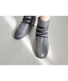【ポインター/Pointer】の【本革/防滑仕様/飾りゴム】ショートブーツ 人気、トレンドファッション・服の通販 founy(ファニー) ファッション Fashion レディースファッション Fashion for Women 新作・新入荷 New Arrivals / New In ショート Short, Short Length A/W・秋冬 Autumn/Winter 軽量 Lightweight, Ultra Light thumbnail グレー|ID: prp329100004715702 ipo3291000000034070326