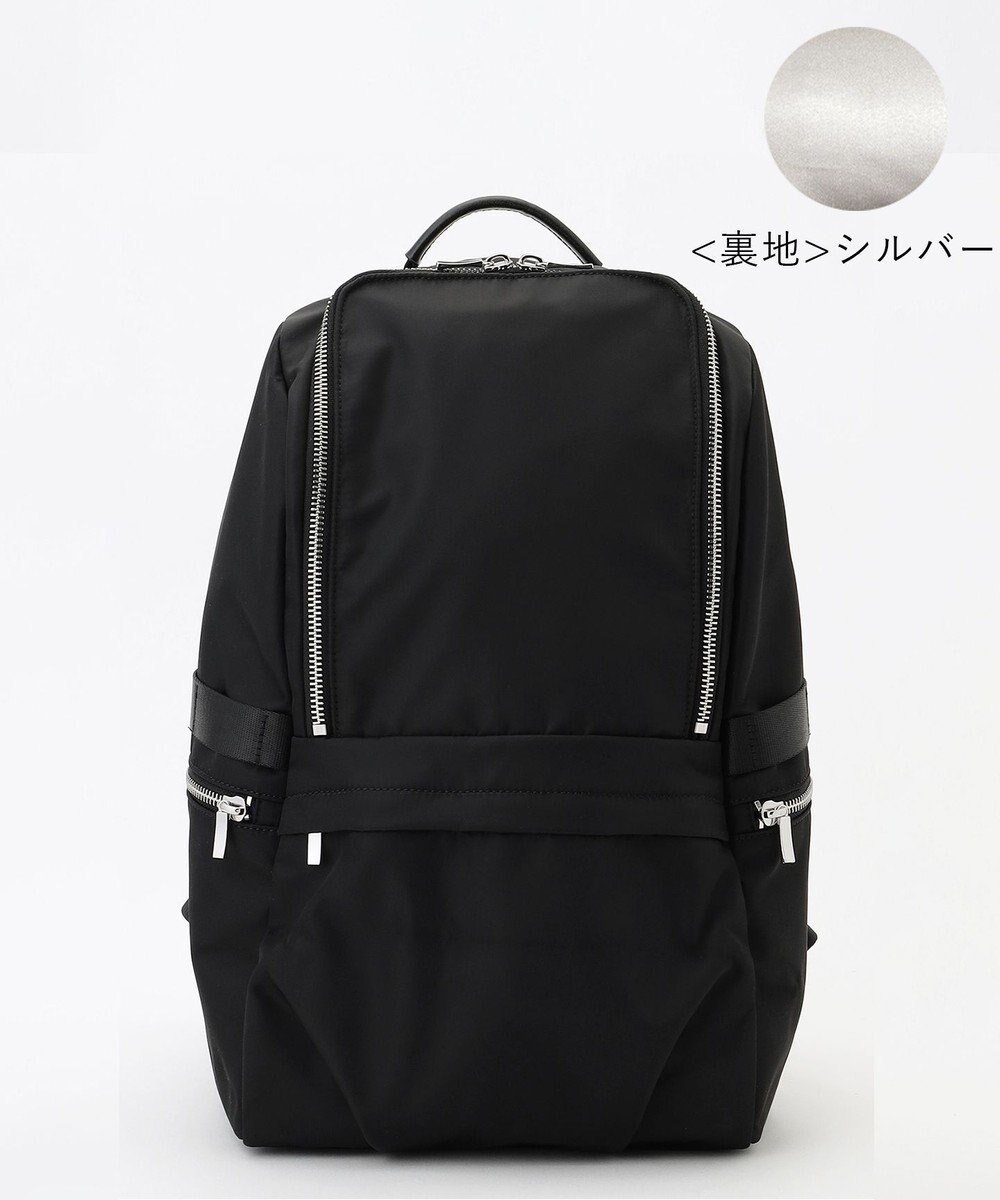 【アイシービー/iCB】の【10/1-10/26期間限定・完全受注生産・A4サイズ収納可・撥水】8ポケットナイロンリュック インテリア・キッズ・メンズ・レディースファッション・服の通販 founy(ファニー) 　ファッション　Fashion　レディースファッション　Fashion for Women　バッグ　Bags　コンパクト　Compact, Small Size　シルバー　Silver, Metallic Silver　人気　Popular, Best Seller　フラット　Flat, Flat Shoes　プリント　Print, Printed Pattern　ポケット　Pocket, Pocket Detail　メッシュ　Mesh, Net Fabric　リュック　Backpack, Rucksack　新作・新入荷　New Arrivals / New In　シルバー×シルバー|ID: prp329100004715703 ipo3291000000034070341