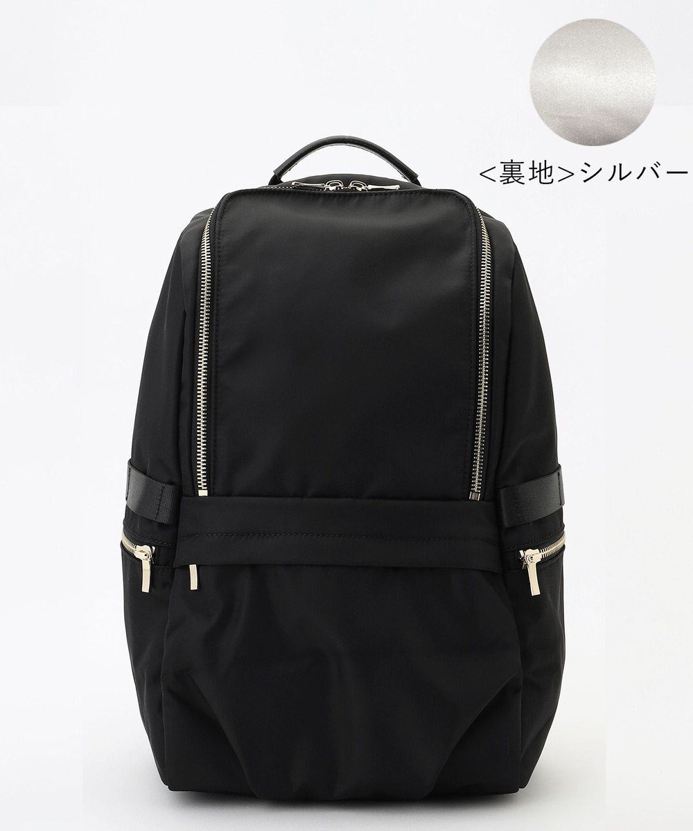 【アイシービー/iCB】の【10/1-10/26期間限定・完全受注生産・A4サイズ収納可・撥水】8ポケットナイロンリュック インテリア・キッズ・メンズ・レディースファッション・服の通販 founy(ファニー) 　ファッション　Fashion　レディースファッション　Fashion for Women　バッグ　Bags　コンパクト　Compact, Small Size　シルバー　Silver, Metallic Silver　人気　Popular, Best Seller　フラット　Flat, Flat Shoes　プリント　Print, Printed Pattern　ポケット　Pocket, Pocket Detail　メッシュ　Mesh, Net Fabric　リュック　Backpack, Rucksack　新作・新入荷　New Arrivals / New In　ゴールド×シルバー|ID: prp329100004715703 ipo3291000000034070349