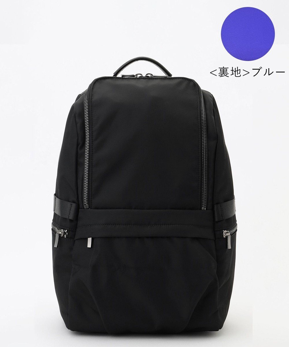 【アイシービー/iCB】の【10/1-10/26期間限定・完全受注生産・A4サイズ収納可・撥水】8ポケットナイロンリュック インテリア・キッズ・メンズ・レディースファッション・服の通販 founy(ファニー) 　ファッション　Fashion　レディースファッション　Fashion for Women　バッグ　Bags　コンパクト　Compact, Small Size　シルバー　Silver, Metallic Silver　人気　Popular, Best Seller　フラット　Flat, Flat Shoes　プリント　Print, Printed Pattern　ポケット　Pocket, Pocket Detail　メッシュ　Mesh, Net Fabric　リュック　Backpack, Rucksack　新作・新入荷　New Arrivals / New In　ブラックニッケル×ブルー|ID: prp329100004715703 ipo3291000000034070356