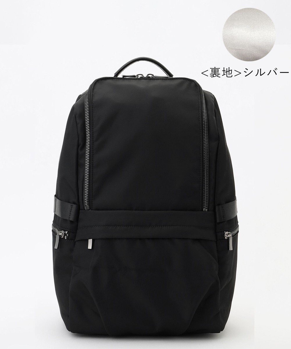 【アイシービー/iCB】の【10/1-10/26期間限定・完全受注生産・A4サイズ収納可・撥水】8ポケットナイロンリュック インテリア・キッズ・メンズ・レディースファッション・服の通販 founy(ファニー) 　ファッション　Fashion　レディースファッション　Fashion for Women　バッグ　Bags　コンパクト　Compact, Small Size　シルバー　Silver, Metallic Silver　人気　Popular, Best Seller　フラット　Flat, Flat Shoes　プリント　Print, Printed Pattern　ポケット　Pocket, Pocket Detail　メッシュ　Mesh, Net Fabric　リュック　Backpack, Rucksack　新作・新入荷　New Arrivals / New In　ブラックニッケル×シルバー|ID: prp329100004715703 ipo3291000000034070358