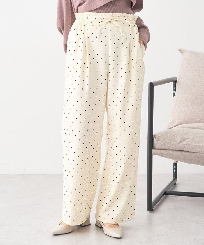 【アースミュージックアンドエコロジー/earth music&ecology】のリラックスドットパンツ インテリア・キッズ・メンズ・レディースファッション・服の通販 founy(ファニー) https://founy.com/ ファッション Fashion レディースファッション Fashion for Women パンツ Pants & Trousers おすすめ Recommended / Our Picks ツイル Twist, Twisted Detail ドット Polka Dot, Dot Pattern プリント Print, Printed Pattern ポケット Pocket, Pocket Detail リラックス Relax, Relaxed Fit ワイド Wide, Wide Fit A/W・秋冬 Autumn/Winter |ID: prp329100004715706 ipo3291000000034212539