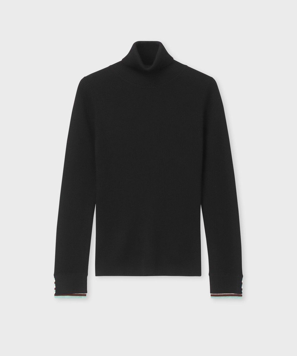 【ポール スミス/Paul Smith】の【洗える】ハイゲージ タートルネック ニット インテリア・キッズ・メンズ・レディースファッション・服の通販 founy(ファニー) ファッション Fashion レディースファッション Fashion for Women トップス・カットソー Cut & Sew Tops ニット Knit Tops & Sweaters タートルネック・ハイネックトップス Turtlenecks & High-Neck Tops おすすめ Recommended / Our Picks アンサンブル Ensemble Set カフス Cuff Design カーディガン Cardigan, Knitwear コンパクト Compact, Small Size ジャケット Jacket, Outerwear ストライプ Stripe, Striped Pattern セーター Sweater, Knitwear タートルネック Turtleneck, High Neck ダブル Double, Double-Breasted 夏 Summer S/S・春夏 SS, Spring/Summer, Warm Season 洗える Machine Washable A/W・秋冬 Autumn/Winter ブラック|ID: prp329100004715712 ipo3291000000034070401