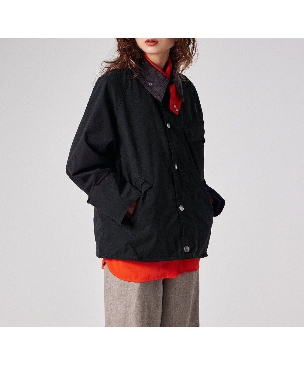 【ポール スミス/Paul Smith】のPaul Smith Loves Barbour Transport ピーチスキンジャケット 人気、トレンドファッション・服の通販 founy(ファニー) 　ファッション　Fashion　レディースファッション　Fashion for Women　アウター　Coat / Outerwear Collection　レディースジャケット・軽アウター　Jackets　コーデュロイ　Corduroy, Cord Fabric　ジップ　Zip, Zipper　ジャケット　Jacket, Outerwear　ストライプ　Stripe, Striped Pattern　トレンド　Trend, Trending Now　バランス　Balance, Style Balance　ピーチ　Peach, Soft Touch　ファブリック　Fabric, Textile　フラップ　Flap, Flap Pocket　フロント　Front, Front Design　プリント　Print, Printed Pattern　ポケット　Pocket, Pocket Detail　 other-1|ID: prp329100004715717 ipo3291000000034156732