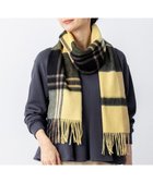 【23区/NIJYUSANKU】のカシミヤ チェック マフラー イエロー系|ID: prp329100004715723 ipo3291000000034070465