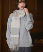 【23区/NIJYUSANKU】のカシミヤ チェック マフラー ベージュ系|ID: prp329100004715723 ipo3291000000034320347