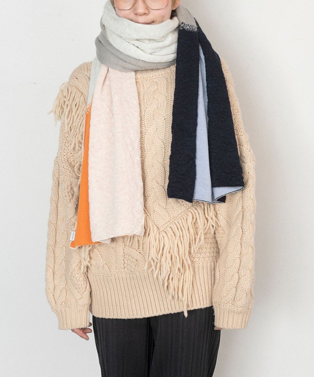 【トリコテ/Tricote】のグラデーションマフラー 人気、トレンドファッション・服の通販 founy(ファニー) 　ファッション　Fashion　レディースファッション　Fashion for Women　マフラー・スヌード / 冬小物の定番　Scarves & Mufflers　おすすめ　Recommended / Our Picks　アクセサリー　Fashion Accessories　オレンジ　Orange　グラデーション　Gradient, Ombre　スヌード　Snood, Infinity Scarf　タンブラー　Tumbler, Travel Mug　ベーシック　Basic, Essential　マフラー　Scarf, Muffler　ミックス　Mix, Mixed Style　夏　Summer　S/S・春夏　SS, Spring/Summer, Warm Season　A/W・秋冬　Autumn/Winter　 other-1|ID: prp329100004715738 ipo3291000000034070650