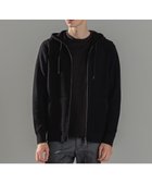 【ジョゼフ オム/JOSEPH HOMME / MEN】の【イージーケア】 ヴィスコースリンクス ジップアップニットフーディー ブラック系|ID: prp329100004716657 ipo3291000000034079370