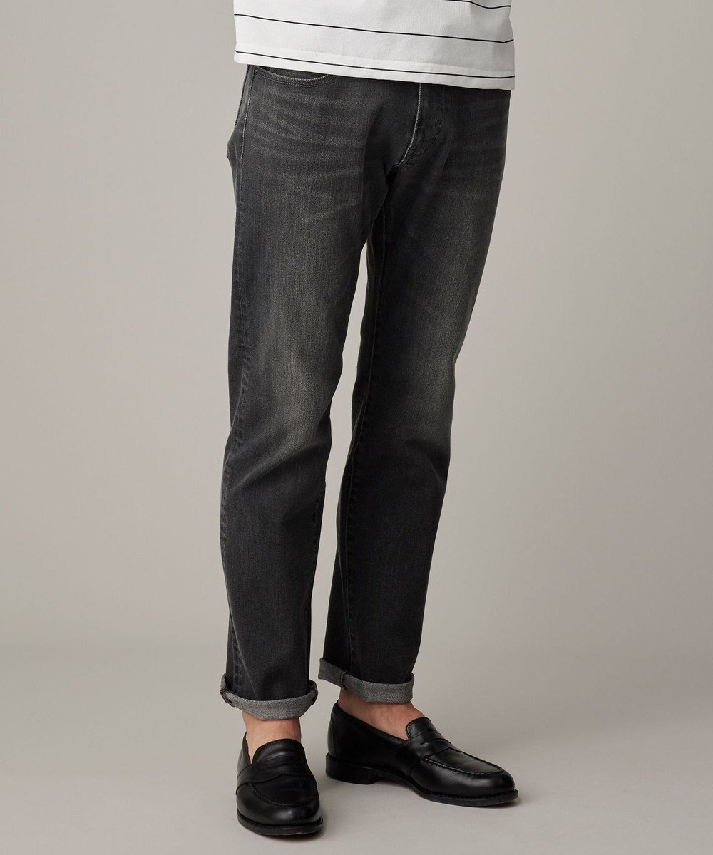 【ジョセフ アブード/JOSEPH ABBOUD / MEN】の【サスティナブル/岡山産デニム】オゾンハイパワーデニム パンツ インテリア・キッズ・メンズ・レディースファッション・服の通販 founy(ファニー) 　ファッション　Fashion　メンズファッション　Fashion for Men　ボトムス　Bottoms　デニムパンツ・ジーンズ　Denim Pants　春　Spring　ジーンズ　Jeans, Denim Pants　ストレッチ　Stretch, Stretchy Fabric　スリム　Slim, Slim Fit　デニム　Denim, Jeans Material　フィット　Fit, Slim Fit　S/S・春夏　SS, Spring/Summer, Warm Season　夏　Summer　ブラック系|ID: prp329100004716682 ipo3291000000034079437