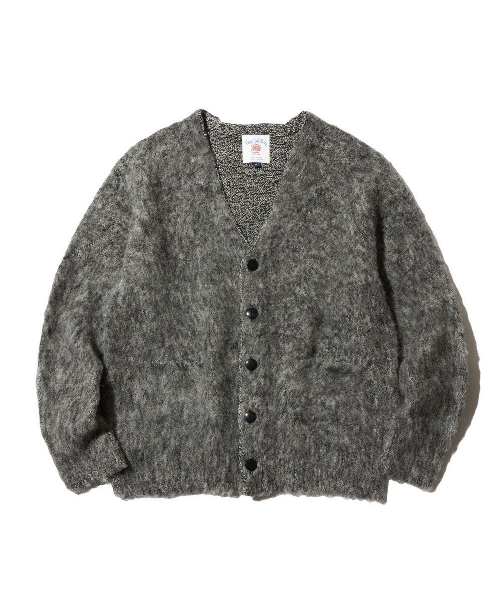 【ジェイ プレス/J.PRESS / MEN】の【J.PRESS ORIGINALS】SHETLAND WOOL SHAGGY SADLE CARDIGAN インテリア・キッズ・メンズ・レディースファッション・服の通販 founy(ファニー) 　ファッション　Fashion　メンズファッション　Fashion for Men　トップス・カットソー　Cut & Sew Tops　カーディガン / 羽織り　Cardigans　カーディガン　Cardigan, Knitwear　クラシック　Classic, Timeless Style　日本製　Made In Japan　犬　Dog　A/W・秋冬　Autumn/Winter　軽量　Lightweight, Ultra Light　グレー系|ID: prp329100004716683 ipo3291000000034079440