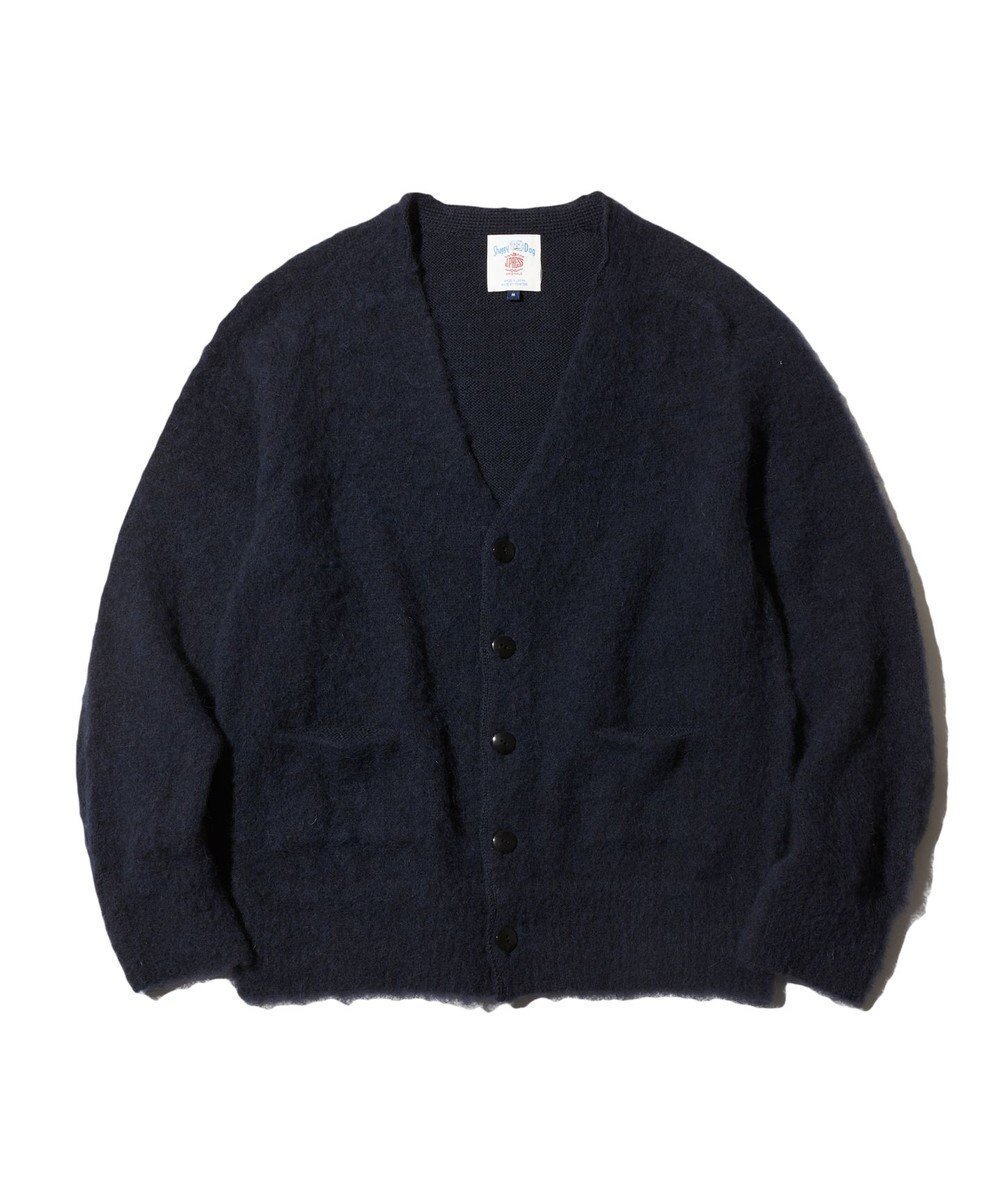 【ジェイ プレス/J.PRESS / MEN】の【J.PRESS ORIGINALS】SHETLAND WOOL SHAGGY SADLE CARDIGAN インテリア・キッズ・メンズ・レディースファッション・服の通販 founy(ファニー) 　ファッション　Fashion　メンズファッション　Fashion for Men　トップス・カットソー　Cut & Sew Tops　カーディガン / 羽織り　Cardigans　カーディガン　Cardigan, Knitwear　クラシック　Classic, Timeless Style　日本製　Made In Japan　犬　Dog　A/W・秋冬　Autumn/Winter　軽量　Lightweight, Ultra Light　ネイビー系|ID: prp329100004716683 ipo3291000000034079442