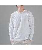 【ジョゼフ オム/JOSEPH HOMME / MEN】のメランジリップル クルーネックカットソー ホワイト系|ID: prp329100004716686 ipo3291000000034210084