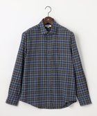 【ジョセフ アブード/JOSEPH ABBOUD / MEN】の【柔らか/暖かい】ファインブラッシュド ネル チェック シャツ ネイビー系4|ID: prp329100004716687 ipo3291000000034272608
