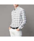 【ジョセフ アブード/JOSEPH ABBOUD / MEN】の【柔らか/暖かい】ファインブラッシュド ネル チェック シャツ ライトグレー系4|ID: prp329100004716687 ipo3291000000035824501