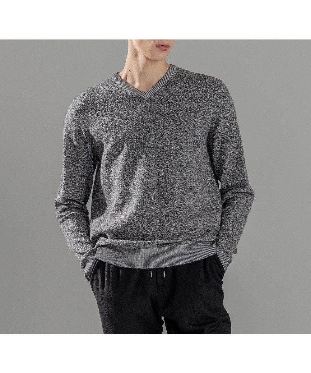 【ジョゼフ オム/JOSEPH HOMME / MEN】のライトアムンゼン Vネック 人気、トレンドファッション・服の通販 founy(ファニー) ファッション Fashion メンズファッション Fashion for Men トップス・カットソー Cut & Sew Tops ニット・セーター / 定番トップス Knit Tops & Sweaters インナー Innerwear カットソー Cut and Sewn Top セーター Sweater, Knitwear フィット Fit, Slim Fit ベーシック Basic, Essential メランジ Melange, Mixed Yarn レギュラー Regular, Standard Fit ロング Long, Long-Length A/W・秋冬 Autumn/Winter 長袖 Long Sleeve, Full Sleeve other-1|ID: prp329100004716689 ipo3291000000034199164