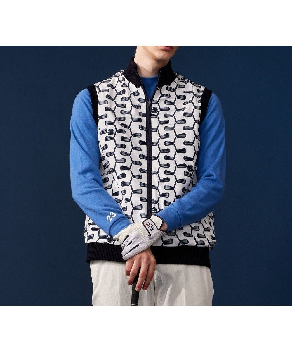 【23区 ゴルフ/23区GOLF / MEN】の【MEN】【ウォッシャブル】リバーシブル ニットベスト インテリア・キッズ・メンズ・レディースファッション・服の通販 founy(ファニー) 　ファッション　Fashion　メンズファッション　Fashion for Men　トップス・カットソー　Cut & Sew Tops　ニット・セーター / 定番トップス　Knit Tops & Sweaters　ベスト・ジレ　Vests & Gilets　ウォッシャブル　Machine Washable　ゴルフ　Golf　シンプル　Simple, Minimal　ベスト　Vest, Waistcoat　ポケット　Pocket, Pocket Detail　リバーシブル　Reversible, Two-Sided　A/W・秋冬　Autumn/Winter　ネイビー系|ID: prp329100004716690 ipo3291000000034079469