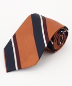 【ジェイ プレス/J.PRESS / MEN】の【JAPANESE TWILL STRIPE COLLECTION】ツイルストライプ ネクタイ 黄土色系2|ID: prp329100004716695 ipo3291000000034079490