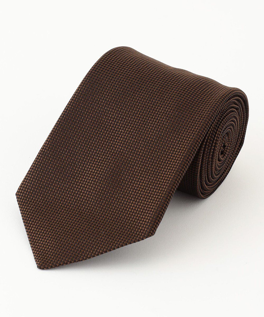 【ジェイ プレス/J.PRESS / MEN】の【GEOMETRIC JACQUARD COLLECTION】ジオメトリックジャガード ネクタイ インテリア・キッズ・メンズ・レディースファッション・服の通販 founy(ファニー) 　ファッション　Fashion　メンズファッション　Fashion for Men　コレクション　Collection, Seasonal Line　スーツ　Suit, Formalwear　ブラウン系|ID: prp329100004716696 ipo3291000000034079496