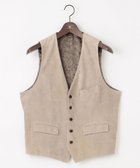 【ジョセフ アブード/JOSEPH ABBOUD / MEN】の【ゴートスウェード/軽量/ソフト/ストレッチ】ゴートスウェード ベスト ライトグレー系|ID: prp329100004716704 ipo3291000000034079519