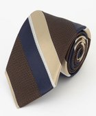 【ジェイ プレス/J.PRESS / MEN】の【JAPANESE SILK FRESCO TIE COLLECTION】マルチストライプ ネクタイ ブラウン系2|ID: prp329100004716706 ipo3291000000034079523
