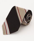 【ジェイ プレス/J.PRESS / MEN】の【JAPANESE SILK FRESCO TIE COLLECTION】マルチストライプ ネクタイ ダークブラウン系2|ID: prp329100004716706 ipo3291000000034605725
