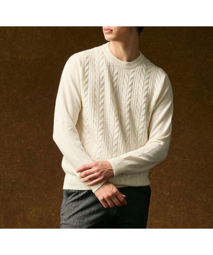 【ジョセフ アブード/JOSEPH ABBOUD / MEN】の【洗える・暖か・軽量】カシミヤブレンド クルーネック ニット インテリア・キッズ・メンズ・レディースファッション・服の通販 founy(ファニー) https://founy.com/ ファッション Fashion メンズファッション Fashion for Men トップス・カットソー Cut & Sew Tops ニット・セーター / 定番トップス Knit Tops & Sweaters 洗える Machine Washable 軽量 Lightweight, Ultra Light ジャケット Jacket, Outerwear スタンド Stand Collar, Upright Stand スマート Smart, Elegant セーター Sweater, Knitwear なめらか Smooth, Silky Texture A/W・秋冬 Autumn/Winter 新作・新入荷 New Arrivals / New In おすすめ Recommended / Our Picks エレガント 上品 Elegant |ID: prp329100004716714 ipo3291000000034079574