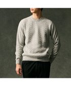 【ジョセフ アブード/JOSEPH ABBOUD / MEN】の【洗える・暖か・軽量】カシミヤブレンド クルーネック ニット ライトグレー系|ID: prp329100004716714 ipo3291000000034079576