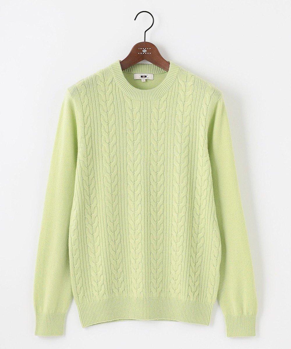 【ジョセフ アブード/JOSEPH ABBOUD / MEN】の【洗える・暖か・軽量】カシミヤブレンド クルーネック ニット インテリア・キッズ・メンズ・レディースファッション・服の通販 founy(ファニー) ファッション Fashion メンズファッション Fashion for Men トップス・カットソー Cut & Sew Tops ニット・セーター / 定番トップス Knit Tops & Sweaters おすすめ Recommended / Our Picks なめらか Smooth, Silky Texture ジャケット Jacket, Outerwear スタンド Stand Collar, Upright Stand スマート Smart, Elegant セーター Sweater, Knitwear エレガント 上品 Elegant 洗える Machine Washable A/W・秋冬 Autumn/Winter 軽量 Lightweight, Ultra Light ライトグリーン系|ID: prp329100004716714 ipo3291000000034242958