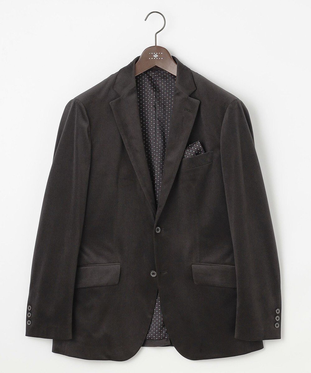【ジョセフ アブード/JOSEPH ABBOUD / MEN】の【軽量/ストレッチ/スウェードタッチ】トリコットコーデュロイ ジャケット インテリア・キッズ・メンズ・レディースファッション・服の通販 founy(ファニー) 　ファッション　Fashion　メンズファッション　Fashion for Men　アウター　Men's Coats Outerwear　テーラードジャケット　Tailored Jackets & Blazers　コーデュロイ　Corduroy, Cord Fabric　軽量　Lightweight, Ultra Light　シンプル　Simple, Minimal　ジャケット　Jacket, Outerwear　ストレッチ　Stretch, Stretchy Fabric　スマート　Smart, Elegant　プリント　Print, Printed Pattern　ポケット　Pocket, Pocket Detail　A/W・秋冬　Autumn/Winter　新作・新入荷　New Arrivals / New In　おすすめ　Recommended / Our Picks　ダークブラウン系|ID: prp329100004716715 ipo3291000000034079582