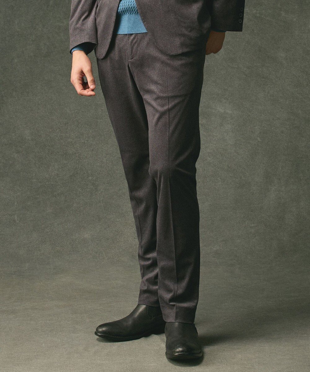 【ジョセフ アブード/JOSEPH ABBOUD / MEN】の【軽量/ストレッチ/スウェードタッチ】トリコットコーデュロイ パンツ インテリア・キッズ・メンズ・レディースファッション・服の通販 founy(ファニー) 　ファッション　Fashion　メンズファッション　Fashion for Men　ボトムス　Bottoms　コーデュロイ　Corduroy, Cord Fabric　軽量　Lightweight, Ultra Light　ジャケット　Jacket, Outerwear　ストレッチ　Stretch, Stretchy Fabric　プリント　Print, Printed Pattern　A/W・秋冬　Autumn/Winter　新作・新入荷　New Arrivals / New In　おすすめ　Recommended / Our Picks　エレガント 上品　Elegant　ビジネス 仕事 通勤　Business / Work / Commuting　グレー系|ID: prp329100004716716 ipo3291000000034079584