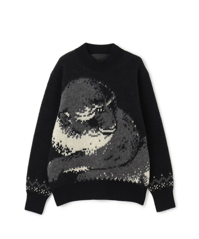 【ジョゼフ オム/JOSEPH HOMME / MEN】の【HIGH GRADE LINE】モンキージャガード モックネックニット インテリア・キッズ・メンズ・レディースファッション・服の通販 founy(ファニー) https://founy.com/ ファッション Fashion メンズファッション Fashion for Men トップス・カットソー Cut & Sew Tops ニット・セーター / 定番トップス Knit Tops & Sweaters セーター Sweater, Knitwear ドット Polka Dot, Dot Pattern フランス France, French モチーフ Motif, Design Theme モックネック Mock Neck, Short Turtleneck A/W・秋冬 Autumn/Winter |ID: prp329100004716718 ipo3291000000034242702