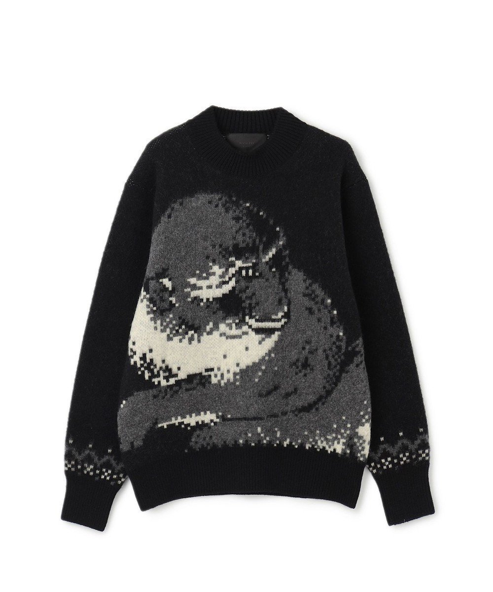 【ジョゼフ オム/JOSEPH HOMME / MEN】の【HIGH GRADE LINE】モンキージャガード モックネックニット 人気、トレンドファッション・服の通販 founy(ファニー) 　ファッション　Fashion　メンズファッション　Fashion for Men　トップス・カットソー　Cut & Sew Tops　ニット・セーター / 定番トップス　Knit Tops & Sweaters　セーター　Sweater, Knitwear　ドット　Polka Dot, Dot Pattern　フランス　France, French　モチーフ　Motif, Design Theme　モックネック　Mock Neck, Short Turtleneck　A/W・秋冬　Autumn/Winter　 other-1|ID: prp329100004716718 ipo3291000000034242702