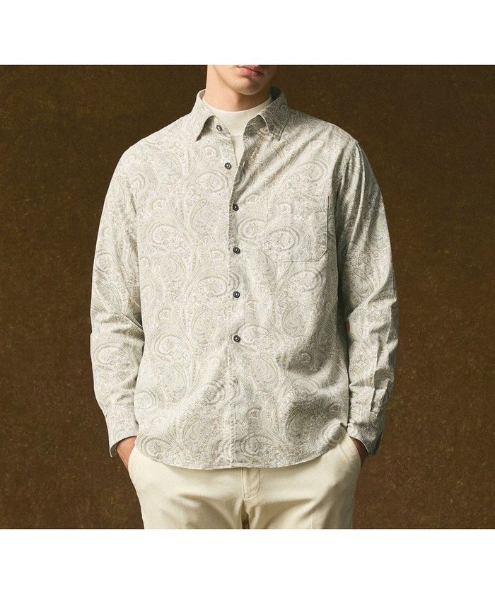 【ジョセフ アブード/JOSEPH ABBOUD / MEN】の【LIBERTY・綿100%】リバティペイズリープリントコーデュロイ シャツ インテリア・キッズ・メンズ・レディースファッション・服の通販 founy(ファニー) https://founy.com/ ファッション Fashion メンズファッション Fashion for Men トップス・カットソー Cut & Sew Tops メンズシャツ Shirts インナー Innerwear 春 Spring クラシック Classic, Timeless Style コーデュロイ Corduroy, Cord Fabric ジャケット Jacket, Outerwear プリント Print, Printed Pattern ペイズリー Paisley, Ethnic Pattern 羽織 Haori, Light Jacket A/W・秋冬 Autumn/Winter S/S・春夏 SS, Spring/Summer, Warm Season 新作・新入荷 New Arrivals / New In おすすめ Recommended / Our Picks 夏 Summer エレガント 上品 Elegant ビジネス 仕事 通勤 Business / Work / Commuting |ID: prp329100004716734 ipo3291000000034079657