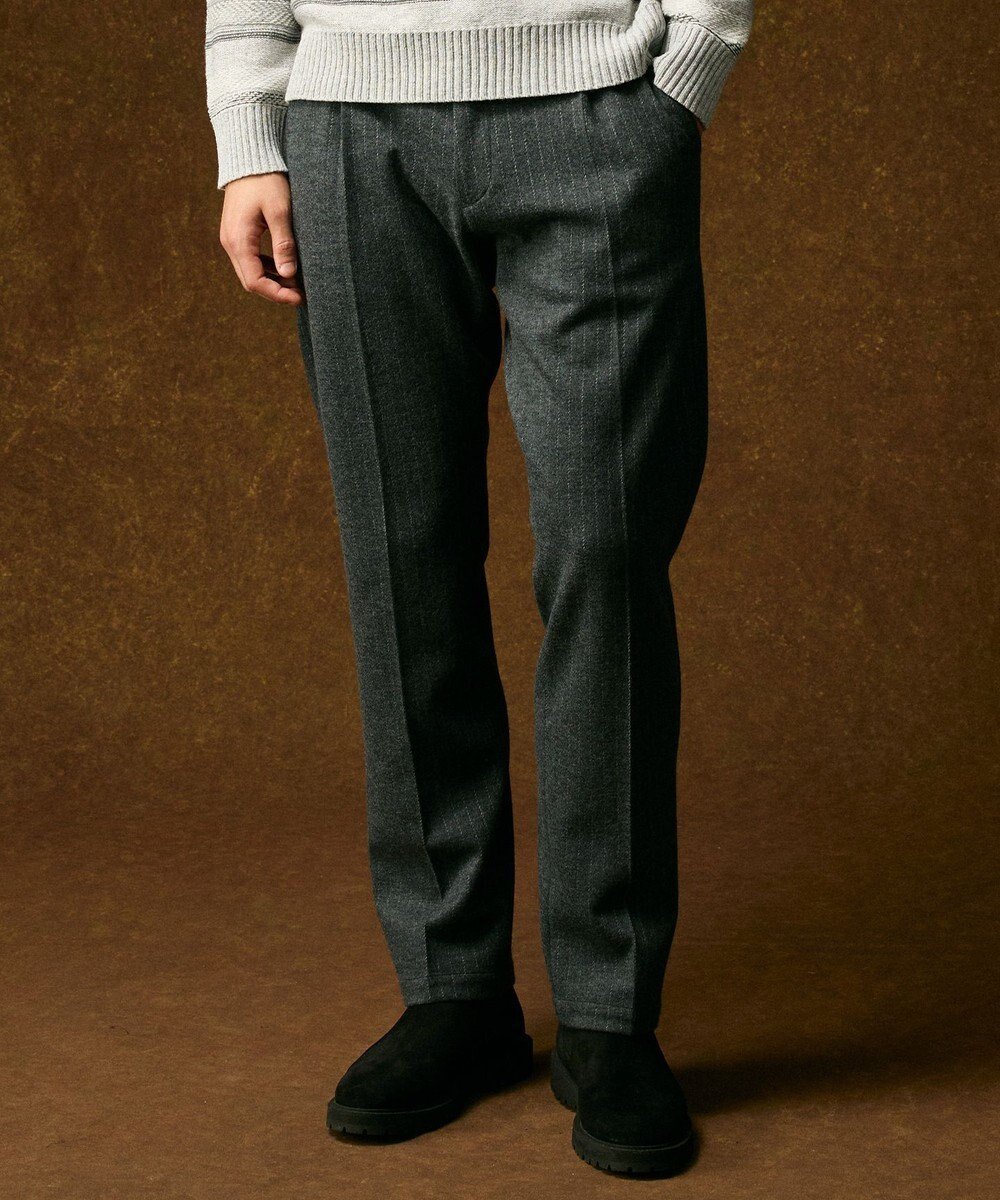 【ジョセフ アブード/JOSEPH ABBOUD / MEN】の【軽量/ストレッチ/尾州産ジャージー素材】ウールミルドジャージータック パンツ インテリア・キッズ・メンズ・レディースファッション・服の通販 founy(ファニー) 　ファッション　Fashion　メンズファッション　Fashion for Men　ボトムス　Bottoms　カットソー　Cut and Sewn Top　クラシック　Classic, Timeless Style　軽量　Lightweight, Ultra Light　シャーリング　Shirring, Ruched　シンプル　Simple, Minimal　ジャケット　Jacket, Outerwear　ストレッチ　Stretch, Stretchy Fabric　スニーカー　Sneakers, Trainers　セットアップ　Set-Up, Coordinated Outfit　テーパード　Tapered, Tapered Pants　フィット　Fit, Slim Fit　フェルト　Felt, Felt Fabric　ミックス　Mix, Mixed Style　メランジ　Melange, Mixed Yarn　A/W・秋冬　Autumn/Winter　新作・新入荷　New Arrivals / New In　おすすめ　Recommended / Our Picks　エレガント 上品　Elegant　ビジネス 仕事 通勤　Business / Work / Commuting　グレー系1|ID: prp329100004716738 ipo3291000000034079673