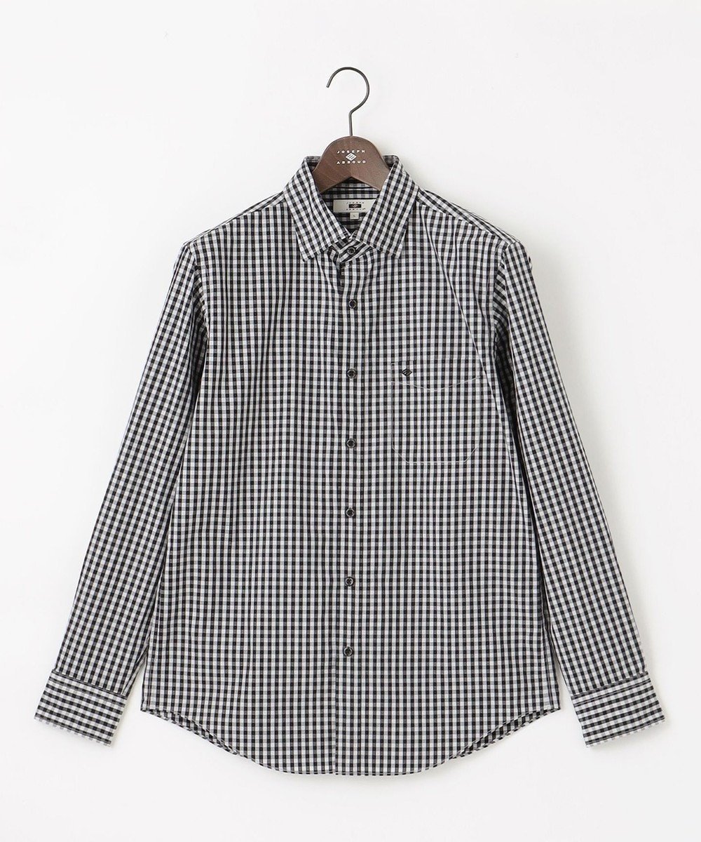 【ジョセフ アブード/JOSEPH ABBOUD / MEN】の【綿100%】メランジギンガムチェック シャツ インテリア・キッズ・メンズ・レディースファッション・服の通販 founy(ファニー) ファッション Fashion メンズファッション Fashion for Men トップス・カットソー Cut & Sew Tops メンズシャツ Shirts インナー Innerwear ギンガム Gingham, Gingham Fabric ジャケット Jacket, Outerwear チェック Check, Plaid, Tartan ベーシック Basic, Essential メランジ Melange, Mixed Yarn A/W・秋冬 Autumn/Winter おすすめ Recommended / Our Picks エレガント 上品 Elegant ビジネス 仕事 通勤 Business / Work / Commuting ブラック系3|ID: prp329100004716741 ipo3291000000034242779