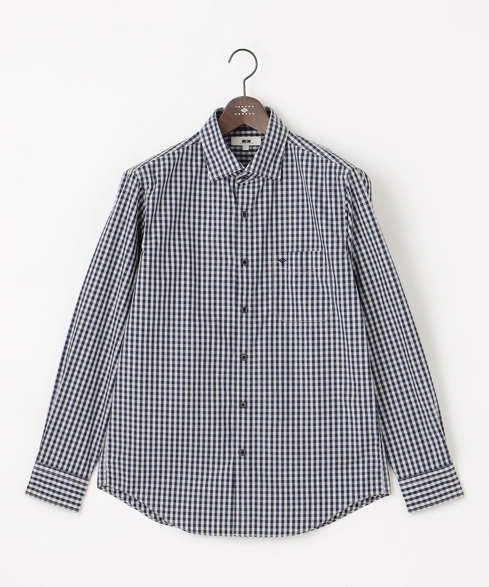 【ジョセフ アブード/JOSEPH ABBOUD / MEN】の【綿100%】メランジギンガムチェック シャツ インテリア・キッズ・メンズ・レディースファッション・服の通販 founy(ファニー) ファッション Fashion メンズファッション Fashion for Men トップス・カットソー Cut & Sew Tops メンズシャツ Shirts インナー Innerwear ギンガム Gingham, Gingham Fabric ジャケット Jacket, Outerwear チェック Check, Plaid, Tartan ベーシック Basic, Essential メランジ Melange, Mixed Yarn A/W・秋冬 Autumn/Winter おすすめ Recommended / Our Picks エレガント 上品 Elegant ビジネス 仕事 通勤 Business / Work / Commuting ネイビー系3|ID: prp329100004716741 ipo3291000000034242781