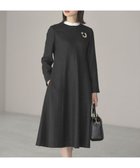 【組曲/KUMIKYOKU】の【2WAY】ラメフラノ フリル襟ワンピース 人気、トレンドファッション・服の通販 founy(ファニー) ファッション Fashion レディースファッション Fashion for Women ワンピース Dresses フリル Frill, Ruffle フレア Flare, Flared エレガント 上品 Elegant A/W・秋冬 Autumn/Winter thumbnail ブラック系|ID: prp329100004716757 ipo3291000000034079753