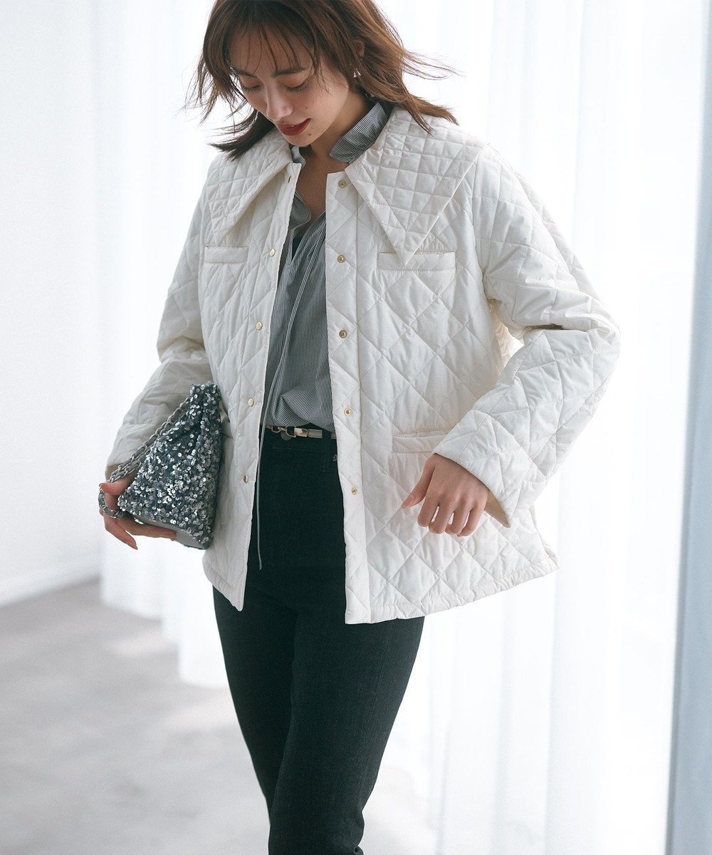 【組曲/KUMIKYOKU】の【洗える・中綿】2WAYキルト コート 人気、トレンドファッション・服の通販 founy(ファニー) 　ファッション　Fashion　レディースファッション　Fashion for Women　アウター　Coat / Outerwear Collection　コート・ロングコート・ピーコート　Long Coats, Peacoats & More　レディースジャケット・軽アウター　Jackets　インナー　Innerwear　洗える　Machine Washable　キルティング　Quilted, Quilting　キルト　Quilt, Quilted Fabric　クラシカル　Classical, Vintage-Inspired　ジャケット　Jacket, Outerwear　タフタ　Taffeta, Structured Fabric　A/W・秋冬　Autumn/Winter　エレガント 上品　Elegant　 other-1|ID: prp329100004716761 ipo3291000000035770826