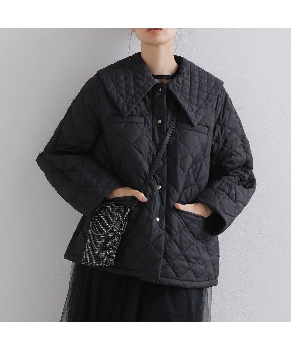 【組曲/KUMIKYOKU】の【洗える・中綿】2WAYキルト コート インテリア・キッズ・メンズ・レディースファッション・服の通販 founy(ファニー) 　ファッション　Fashion　レディースファッション　Fashion for Women　アウター　Coat / Outerwear Collection　コート・ロングコート・ピーコート　Long Coats, Peacoats & More　レディースジャケット・軽アウター　Jackets　インナー　Innerwear　洗える　Machine Washable　キルティング　Quilted, Quilting　キルト　Quilt, Quilted Fabric　クラシカル　Classical, Vintage-Inspired　ジャケット　Jacket, Outerwear　タフタ　Taffeta, Structured Fabric　A/W・秋冬　Autumn/Winter　エレガント 上品　Elegant　ブラック系|ID: prp329100004716761 ipo3291000000035770830